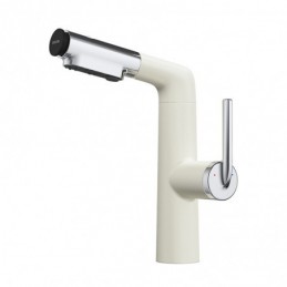 Basin Mixer Tap Cream White...