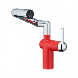 Basin Mixer Tap Red with...