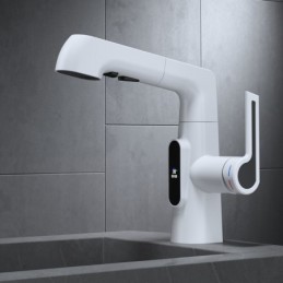 Basin Mixer Tap White Solid...