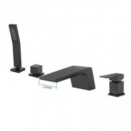 Shower System Black Solid...