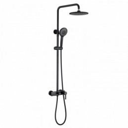 Shower System Black Solid...
