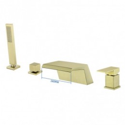 Shower System Brushed Gold...