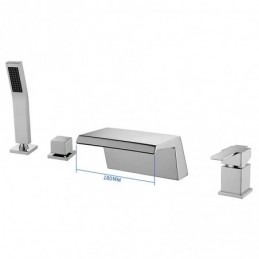 Shower System Chrome Solid...