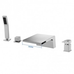 Shower System Chrome Solid...