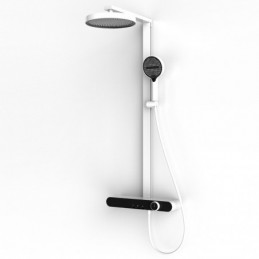 Shower System White Solid...